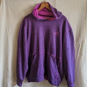 Purple Adidas hoodie, size large